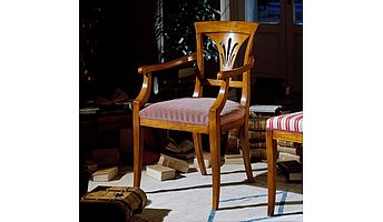 Ebanart Armlehn-Stuhl 5176G Klassik mit Standard-Stoff