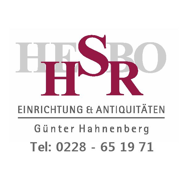 HSR Hesbo Logo in dunkelrot - grau