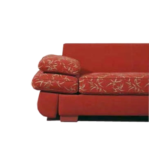 BW Schlafsofa Bella Vista mit abklappbaren Armlehnen in rot