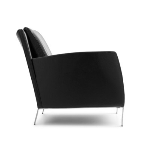 Bench Sessel Firefly Chair in schwarz mit Metall-Füßen