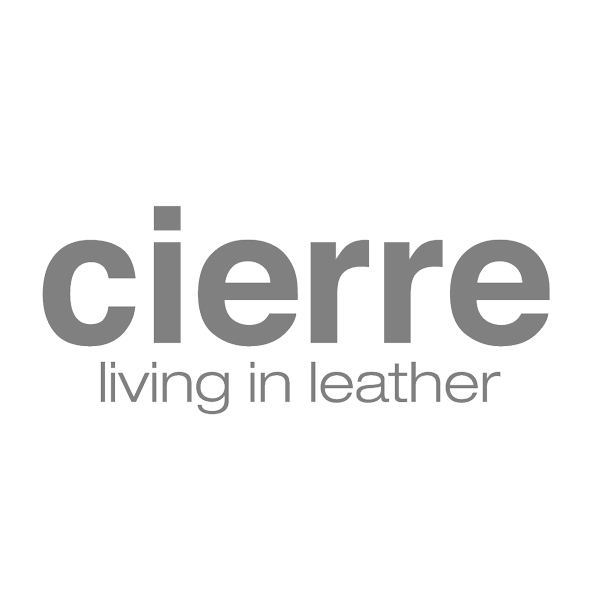 Logo Cierre living in leather, grau