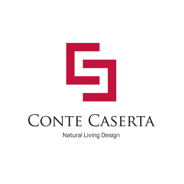Conte Caserta Logo in rot schwarz