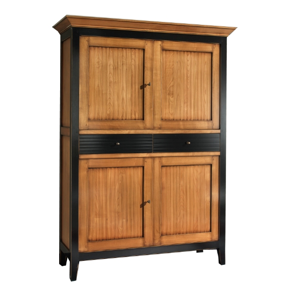 Ebanart Klassik Schrank 8042PC, Kirschbaum lackiert und gebeitz