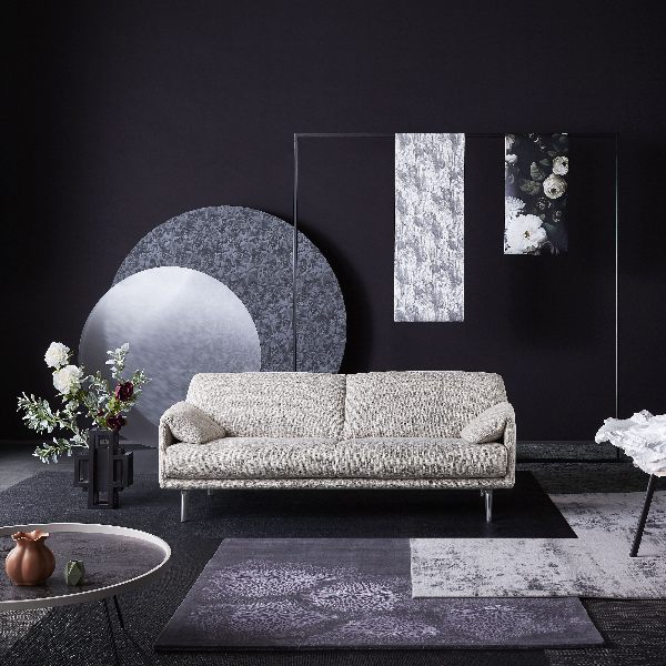 Leolux Sofa Bora Balanza in grau