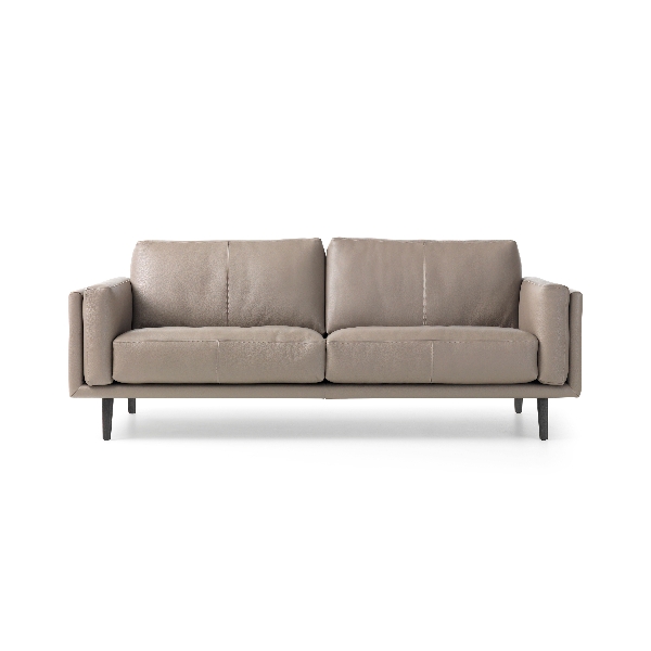 Leolux Sofa Bellice in braunem Leder