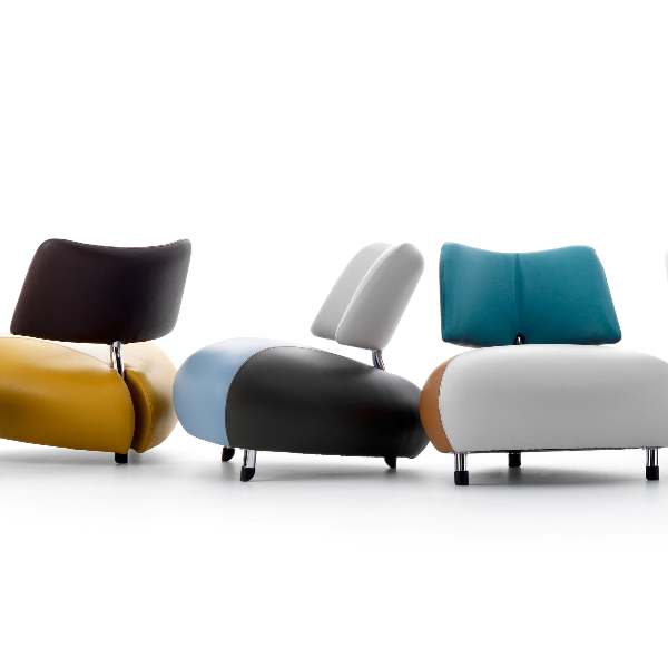 Leolux Palllone Sessel in drei Farb-Ausführungen