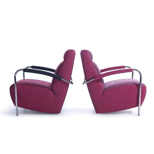 Leolux zwei Sessel Scylla in purple
