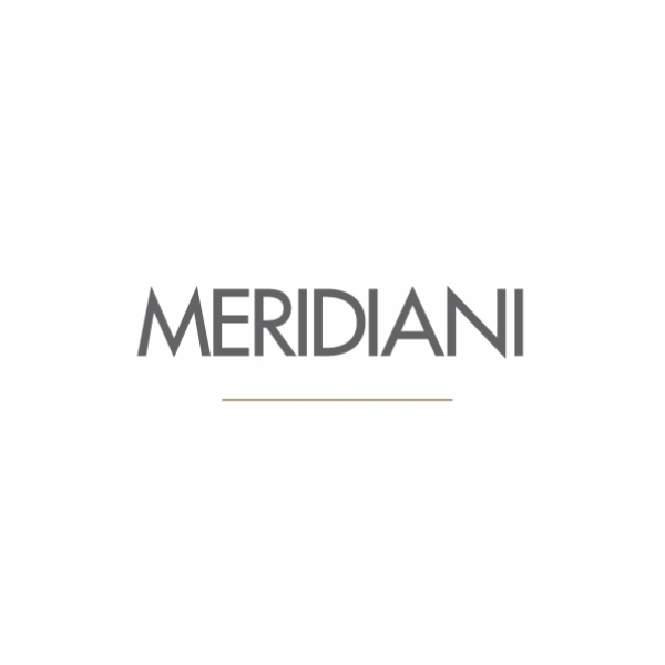 Logo von Meridiani in schwarz