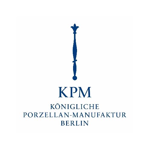 Logo von KPM Berlin in blau