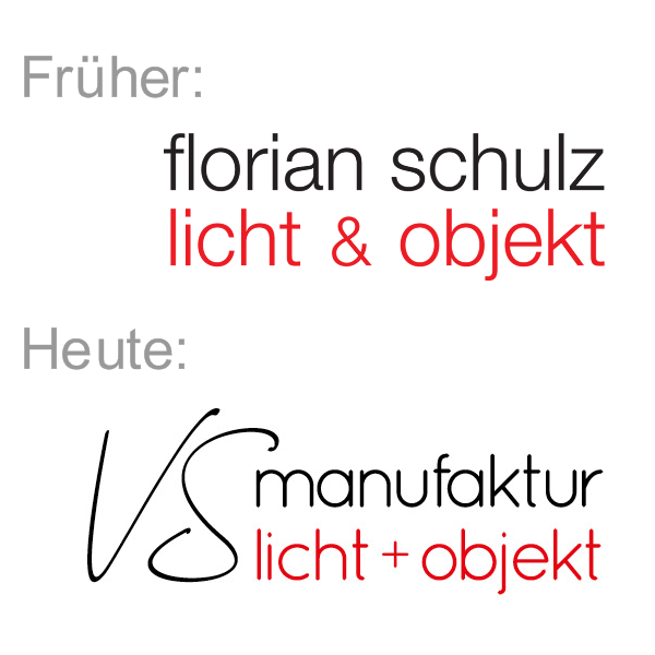 Logo von VS Manfaktur in schwarz und rot