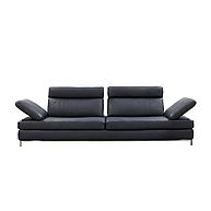 Cierre Relaxsofa Jack in schwarzem Leder