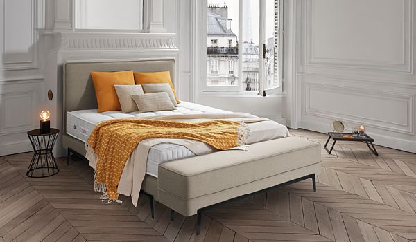 Boxspringbett von Treca Paris mit Kopfteil Adonis