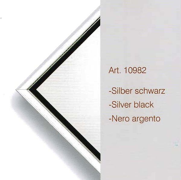 IM Marianeschi Leistenspiegel 10982, Silber-schwarz