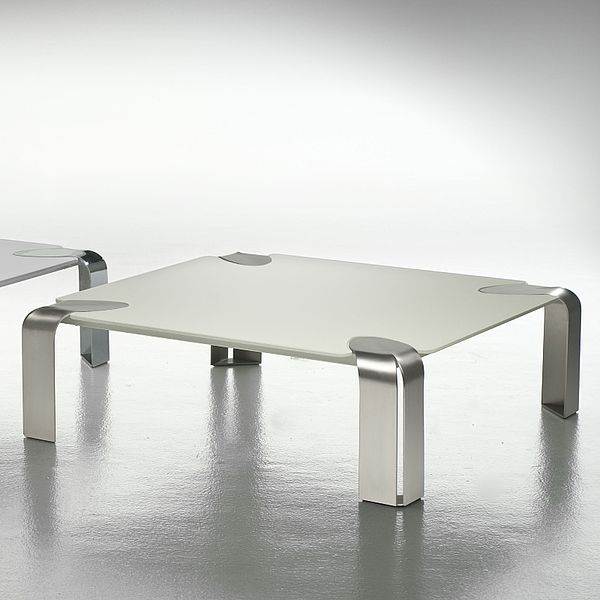 Orsenigo Couchtisch Flow mit weißer Tischplatte