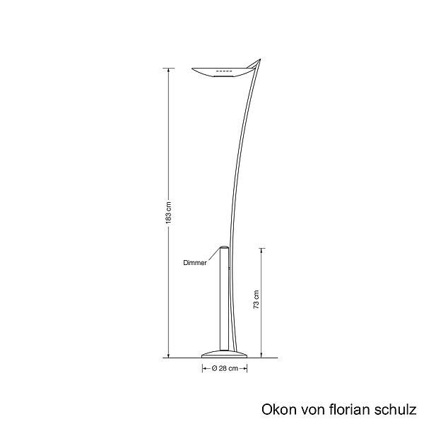 Florian Schulz Raumstrahler Okon, Zeichnung