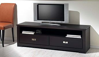 Ebanart Magneta 1054 HiFi Konsole mit Ablage und TV in Kirschbaum