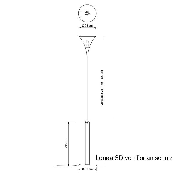 Florian Schulz Raumstrahler Lonea SD, Zeichnung