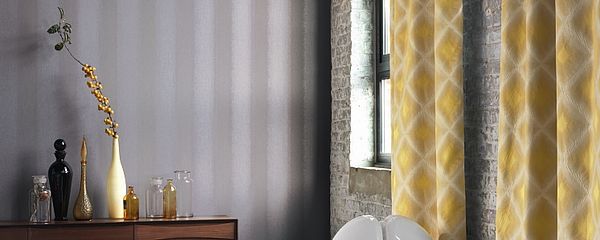 Casadeco Tapete Empire State in grau-beige