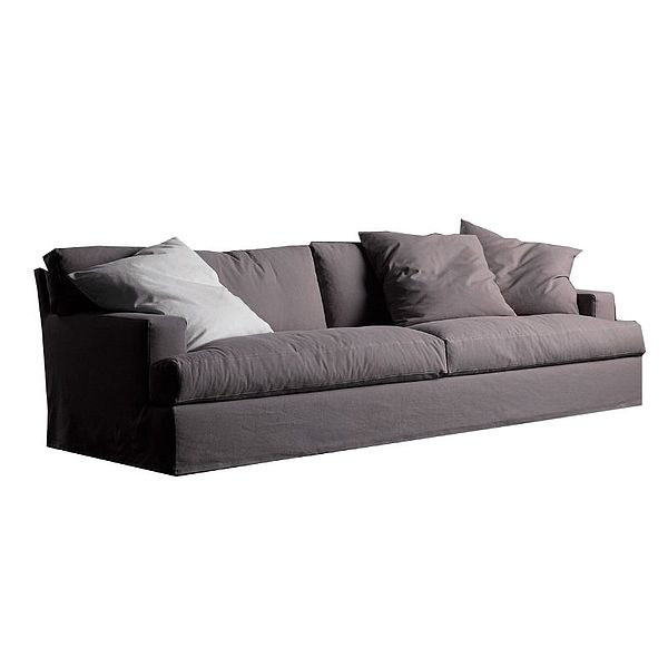 Meridiani Sofa James in grau