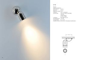 Strahler OY55 von VS Manufaktur mit Zeichnung