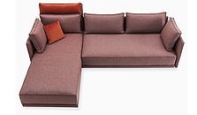 ipdesign Sofalandschaft Cube Lounge, altrosa Stoffbezug