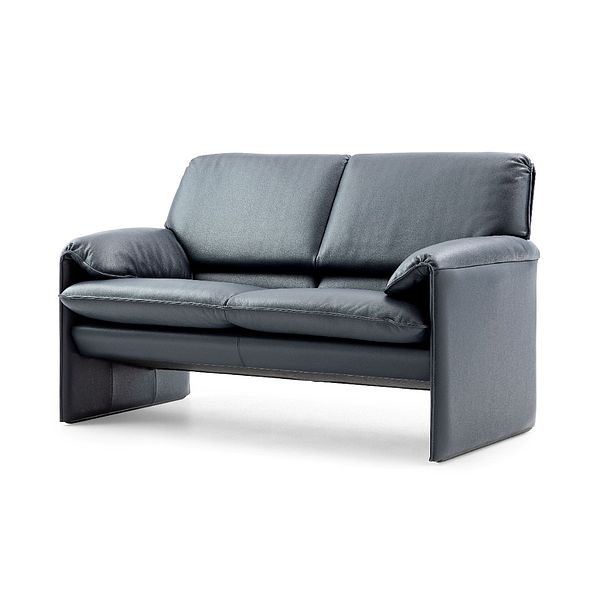 Leolux Sofa Bora Beta in schwarzem Lederbezug