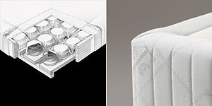 Treca Paris Untermatratze Omega Spring im Querschnitt