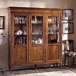 Ebanart Veneziano 5163PV Vitrinenschrank aus Kirschbaum