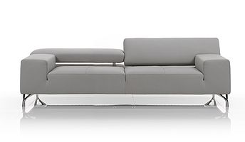 Cierre Sofa Miami in weissem Leder