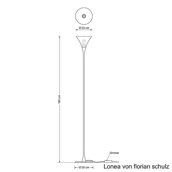 Florian Schulz Raumstrahler Lonea, Zeichnung