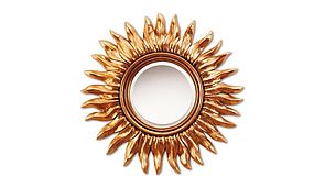 DeKnudt-Decora Wandspiegel Sun 2474.112 Rahmen mit Blattgold