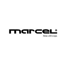 Logo von Marcel design in schwarz