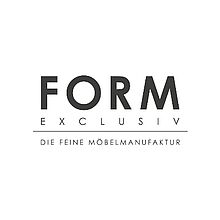 Logo Form exclusiv in schwarz