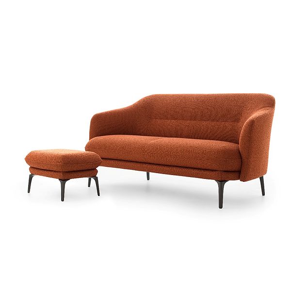 Sofa und Hocker von Leolux, Modell Lindo