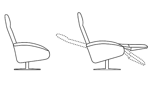 ipdesign Zeichnung von Funktionsssessel Cliff