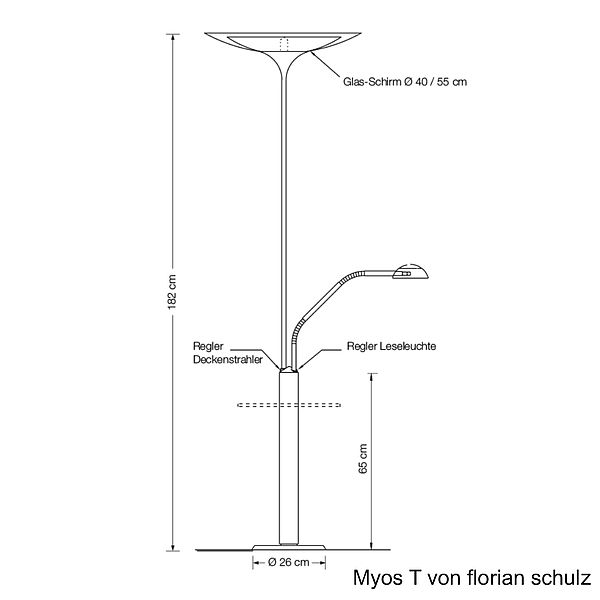 Florian Schulz Raumstrahler Myos T, Zeichnung