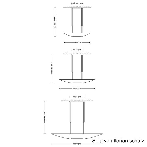 Florian Schulz Leuchter SOLA, Zeichnung