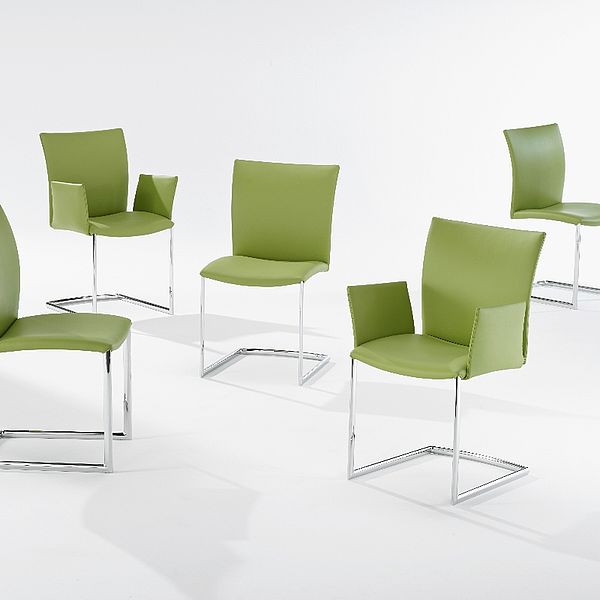 Draenert Stühle und Armlehnstühle Nobile Swing 2071 in apfelgrün