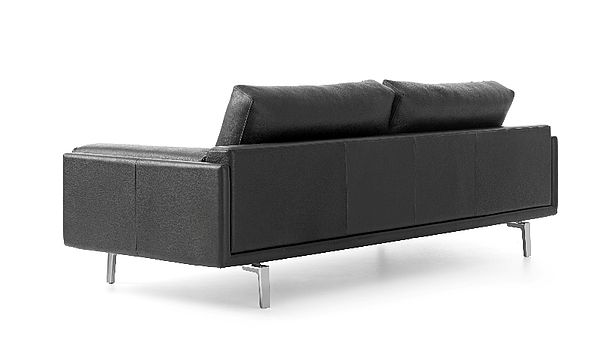Leolux Bellice Sofa in schwarz, Rückansicht
