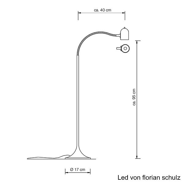 Florian Schulz Leseleuchte Led, Zeichnung