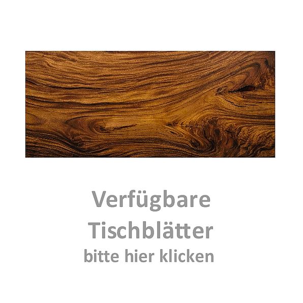 Tischblatt aus Suar-Holz von Conte Caserta