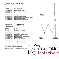 Zeichnung 2 der Modellvielfalt Duos 36 von VS Manufaktur