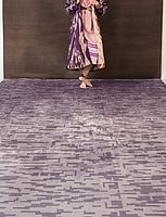 Domaniecki Teppich Tetris in violett Tönen