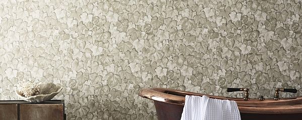 Zoffany TApete Ivy Leaf in gold