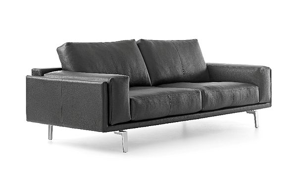 Leolux Bellice Sofa in schwarz