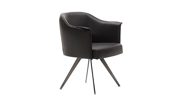 Cierre Armlehnstuhl Armchair fiexed Bohème in dunkelbraun