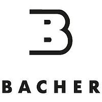 Logo von Bacher Tischen in schwarz