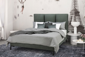 Treca Interiors Boxspring Bett mit Kopfteil Moon