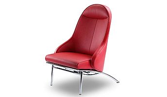 ipdesign Relaxsessel Rocky in rot