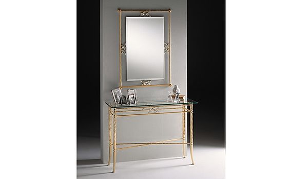 Orsenigo Tuscania Konsole und Spiegel in gold